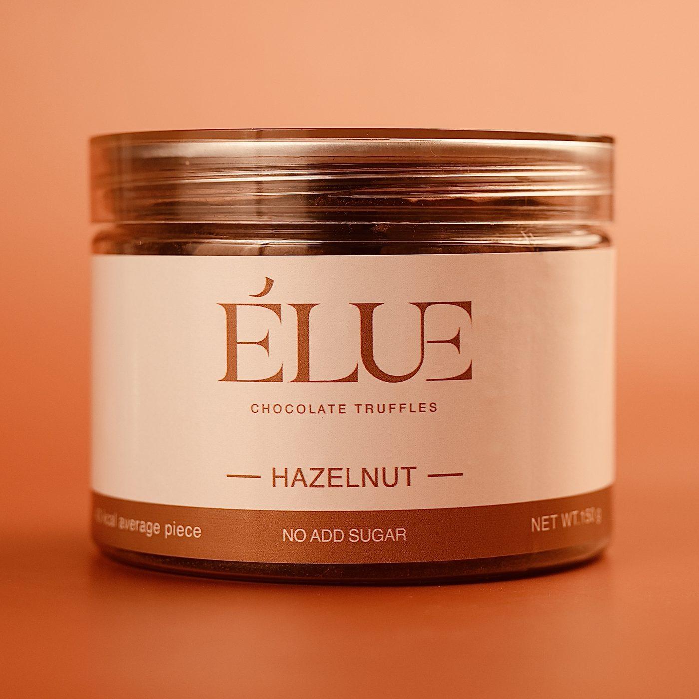 ÉLUE Hazelnut truffles jar